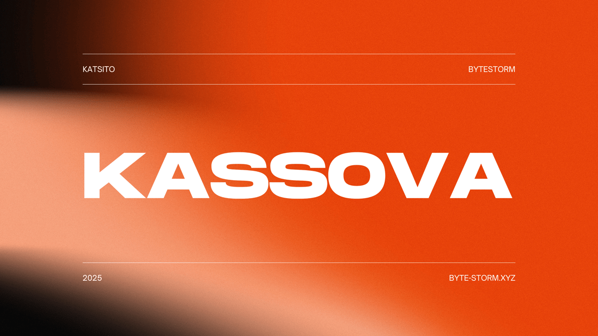 Kassova Advance x1 User